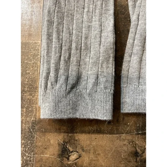 Vintage NORDSTROM Grey Ribbed Knee High Socks Set 2 Pair New Tags 9-11 Retro - Picture 12 of 15